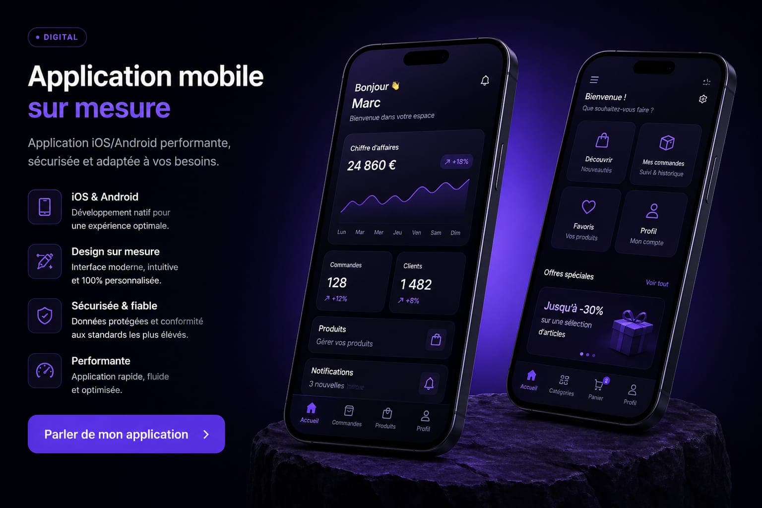 Application mobile UX