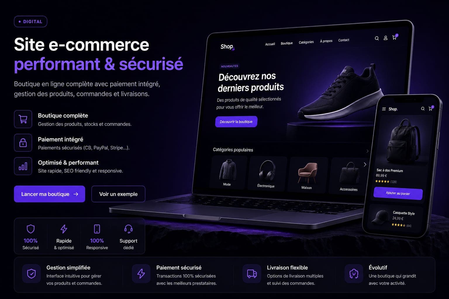 Boutique e-commerce