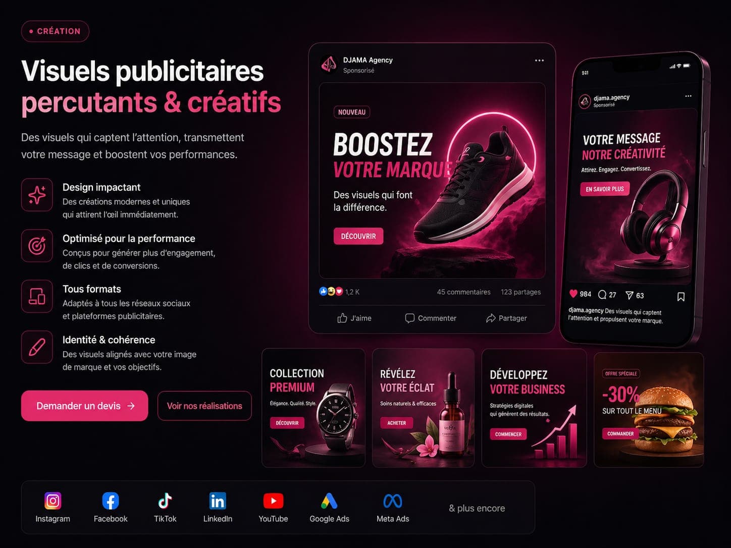 Visuels publicitaires
